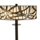image 2 of Interiors by Premier Branch Floor Lamp Brown