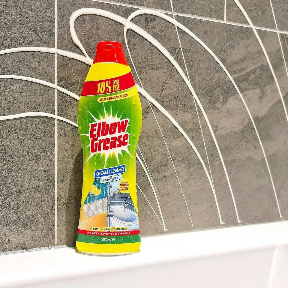 image 1 of Elbow Grease Cream Cleaner Tough Stubborn Stain Remover Lemon Fresh 540G