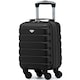 image 6 of 40x20x25cm Ryanair Free Carry-On Maximum Size Cabin Suitcase - Lightweight 4 Wheel ABS Hard Case - Cabin Carry On Hand Luggage Suitcase 100+ Airline Approved Silver | Silver | Cabin Bag