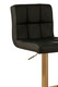 image 5 of Interiors by Premier Elegant Design Quilted Bar Stool, Comfort And Stable Counter Stool, Height Adjustable Contemporary Bar Stool