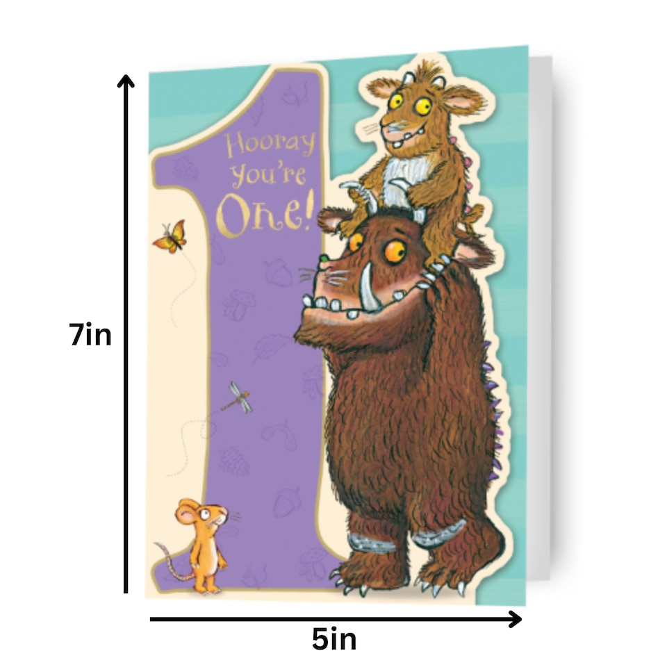 image 1 of The Gruffalo Age 1 Birthday Card