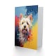 image 2 of Cite West Highland Terrier Dog Lover Colourful Greeting Card