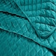 image 4 of Banbury Bedspread Emeral Green Green | Green