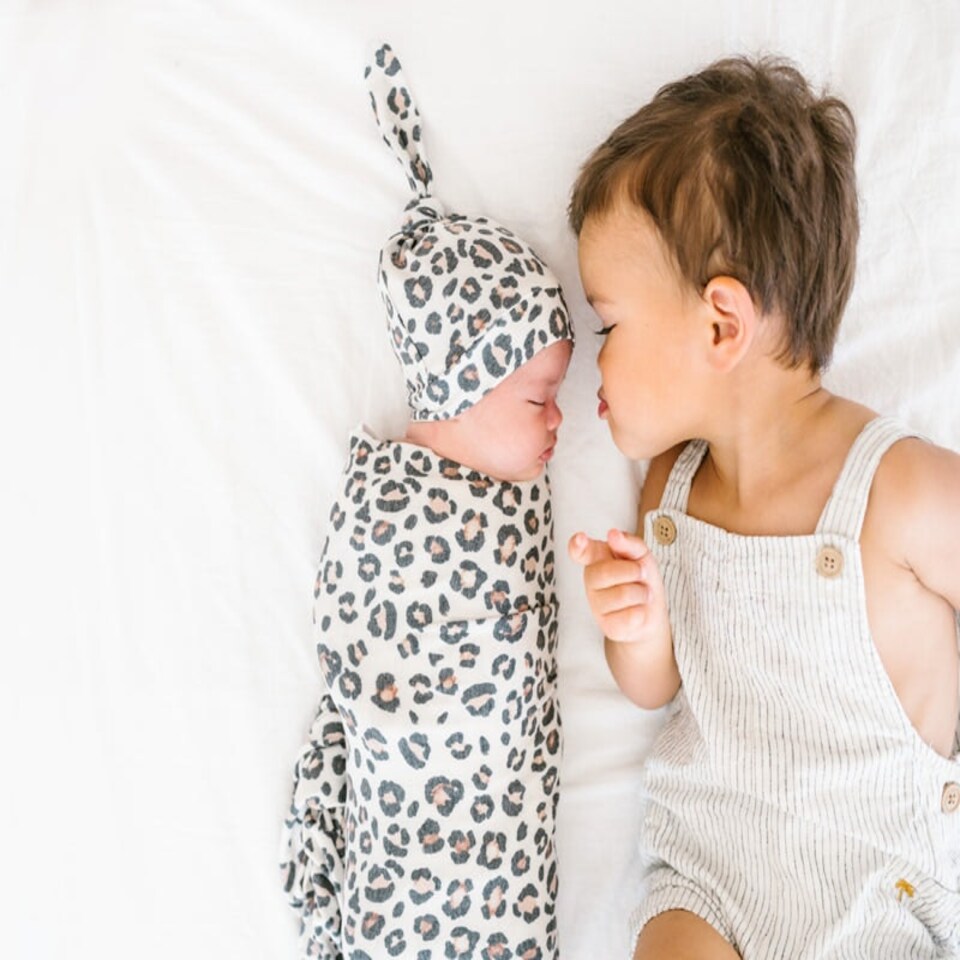 image 1 of Copper Pearl Knitted Swaddle Blanket Zara