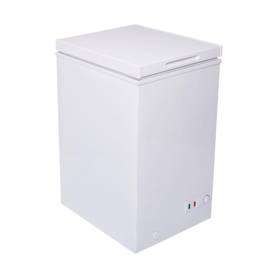 image 1 of SIA CHF100W 48cm Freestanding Slimline Compact White Chest Freezer | White