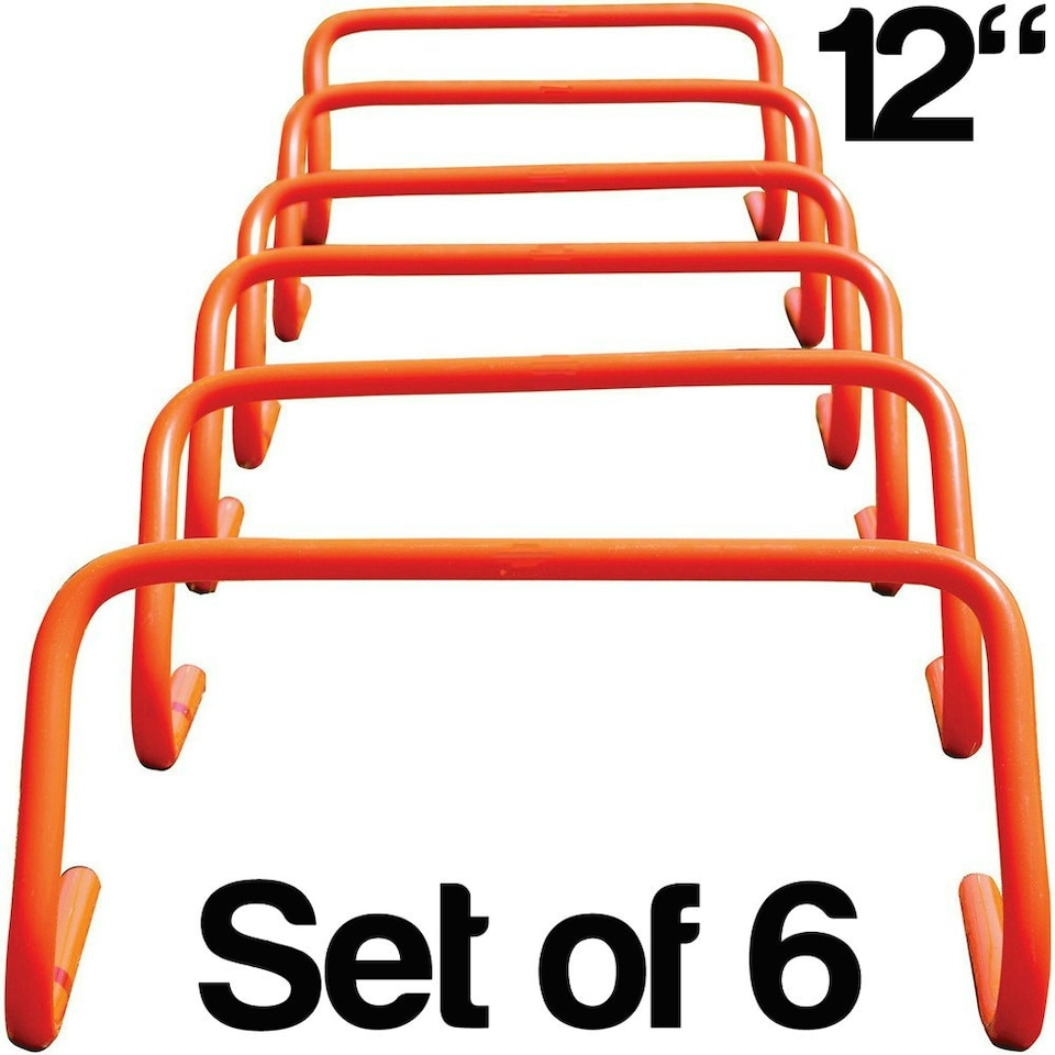 6 x 12" Orange Agility Hurdles
