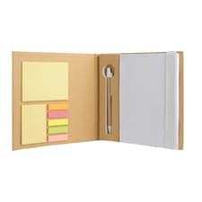 MidOcean Quincy Notebook - White - 1.8cm x 18.5cm x 18cm