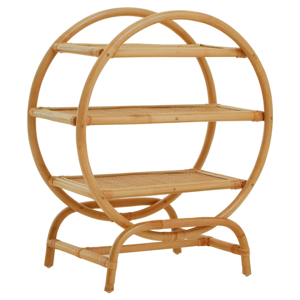 image 1 of Interiors by Premier Sustainable Three Tier Shelf Unit, Ample Storage Shelving Unit, Light Weight Kitchen Storage Shelving Unit Cream