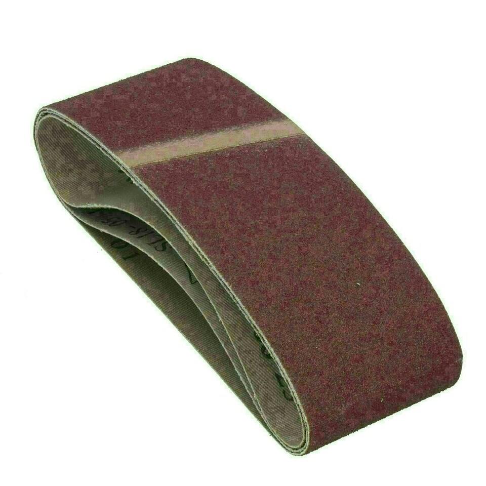 image 1 of 400mm x 60mm Mixed Grit Abrasive Sanding Belts Power File Sander Belt 6pc