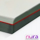 image 3 of Nura 40HD 25cm Thick Luxury Ultra Orthopedic Extra Firm Memory Foam Mattress (Super King - 180cm (6'0") X 200cm (6'6") White | Super King