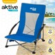 image 3 of Beach Chair Aktive Blue 50 x 67 x 51 cm (4 Units) N/A