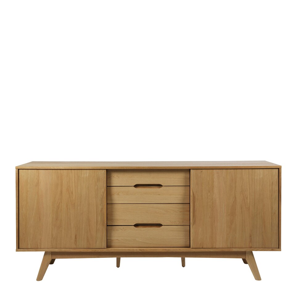 image 1 of Marte 2 Door 4 Drawers Sideboard in Oak