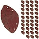 image 1 of Hook And Loop Detail Sanding Pads Discs 140mm Triangular 120 Grit Fine 200pc