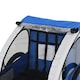 image 8 of HOMCOM 18m 2-Seat Child Bike Trailer for Kid w Steel Frame Seat Belt Blue