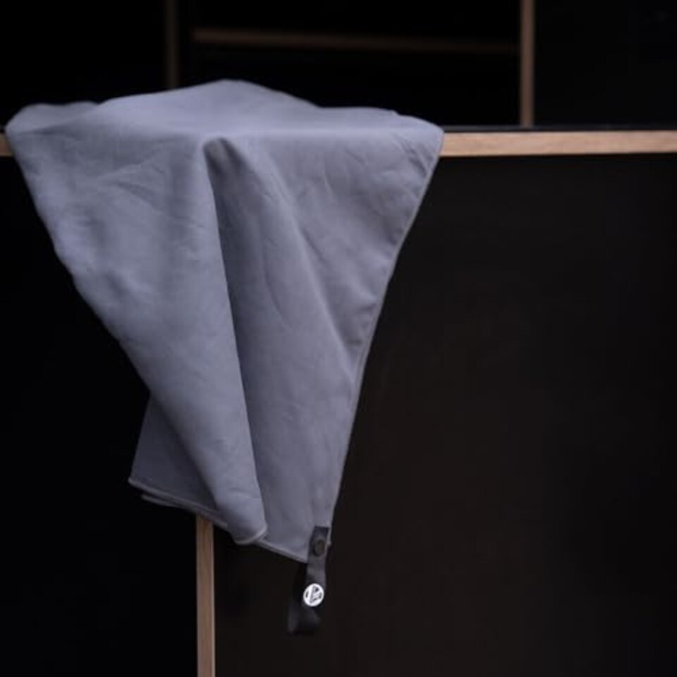 image 1 of Six Peaks Driftdry Microfibre Towel, 140 X 70 cm Quick Drying Travel Towel With Carry Bag, Lightweight Packable Camping Gym Swim Outdoor Towel, Grey
