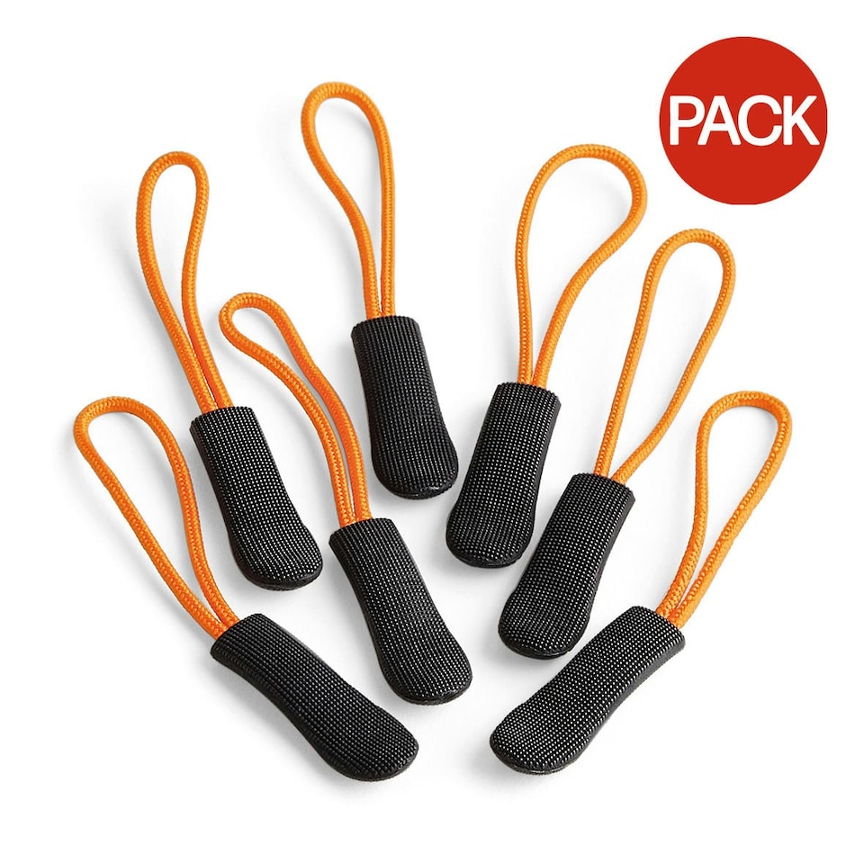 image 1 of Quadra SLX Zip Puller Pack (Pack Of 10) - Orange - One Size