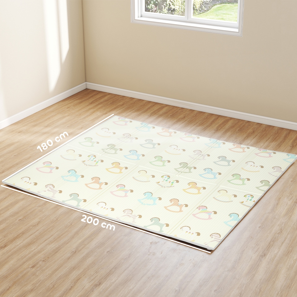 image 1 of AIYAPLAY Baby Play Mat Double-Sided, Kids Crawling Mat for Toddlers