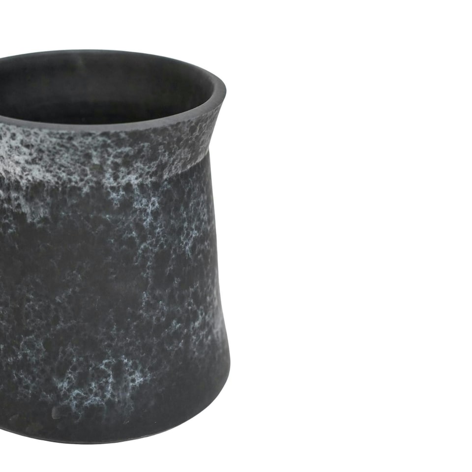 image 1 of Kew Handthrown Planter Basalt Black