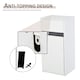 image 4 of HOMCOM Modern Minimalistic Bathroom Storage Cabinet Drawer Cupboard Shelf White
