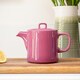 image 2 of Scandi Home 1L Oslo Pink Teapot with Stainless Steel Infuser