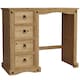 image 6 of Vida Designs Corona 4 Drawer Dressing Table Vanity Makeup Desk, Solid Pine Wood