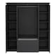 image 6 of Paris Wardrobe with 4 Doors and 2 Drawers in Matt Grey