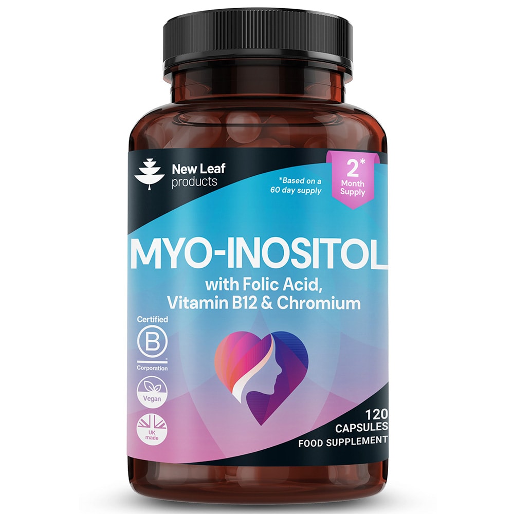 Myo-Inositol PCOS Supplement + Folic Acid & B12