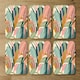 image 4 of artistic abstract leaves (Coaster)