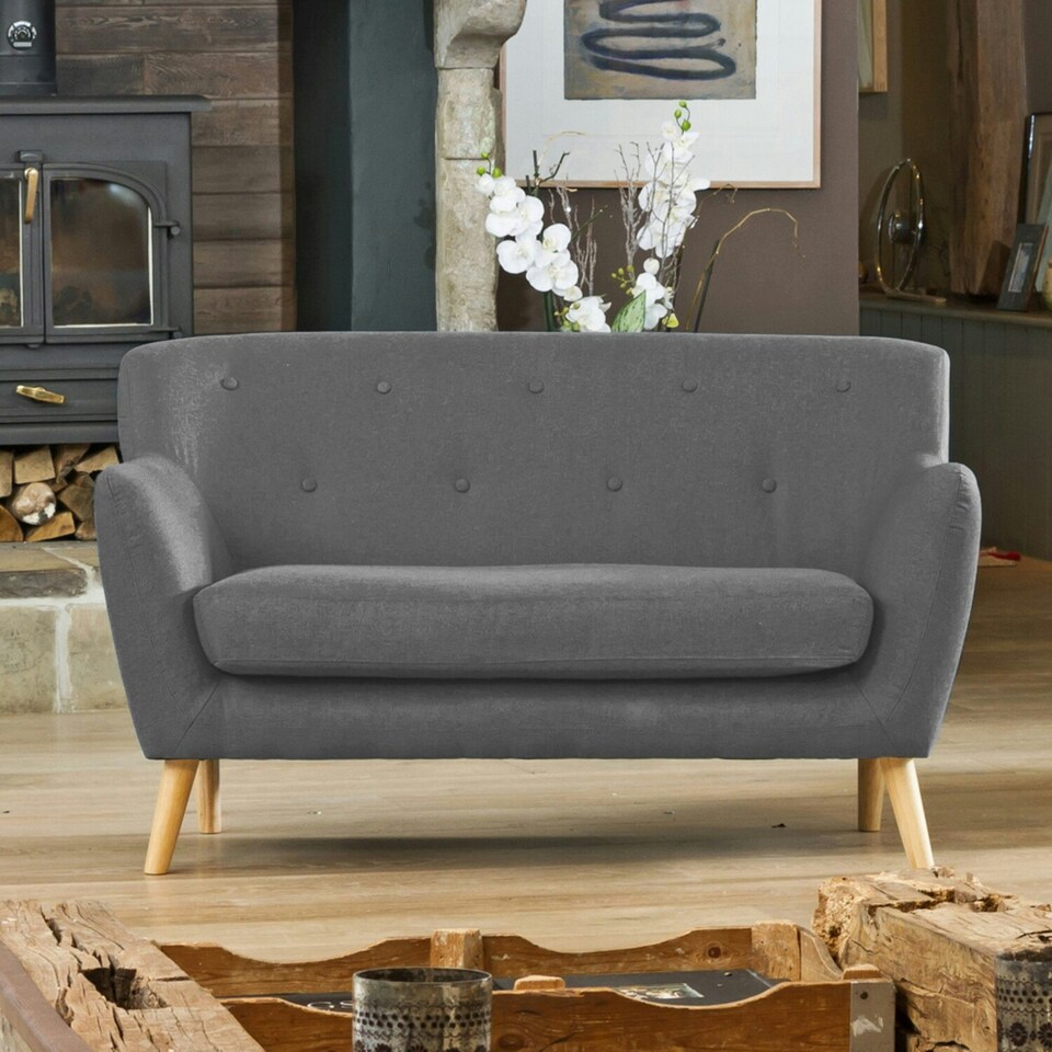 image 1 of Lynwood 2 Seat Sofa - Dark Grey