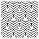 image 1 of Black geometric decoration (Picture Frame) White | M