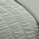 image 8 of Catherine Lansfield Seersucker Frill Silver Duvet Cover Set Grey | Double