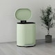 image 8 of HOMCOM Pedal Bin, Metal Kitchen Bin with Soft-close Lid Green | 20L