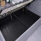 image 9 of Ottoman Storage Bed grey double 4ft 6 fabric and 1 Mattress wooden bedroom furniture