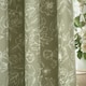 image 4 of Wylder Bella Floral Sage Eyelet Curtains 229 x 183cm Green | Sage Green