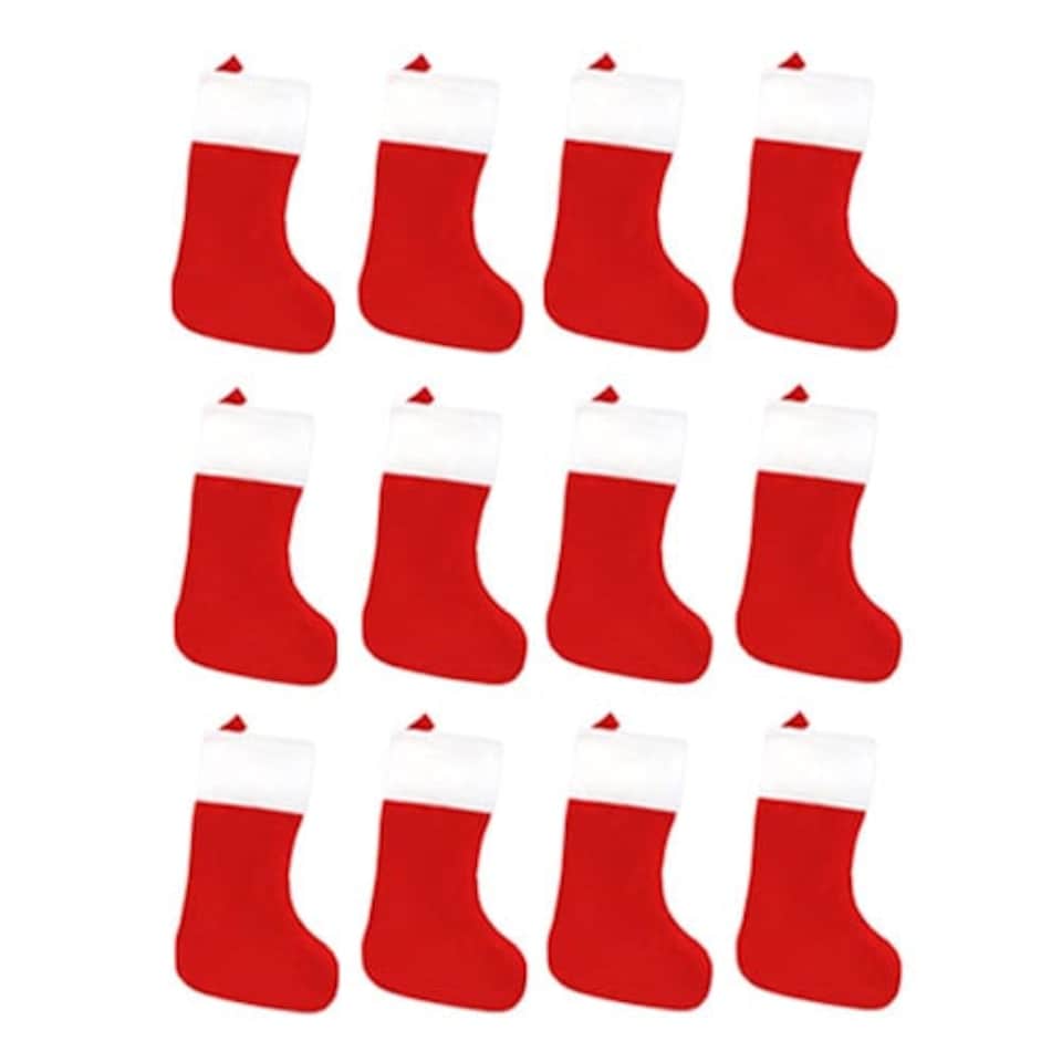 Red Christmas Stocking 37cm - Pack of 12