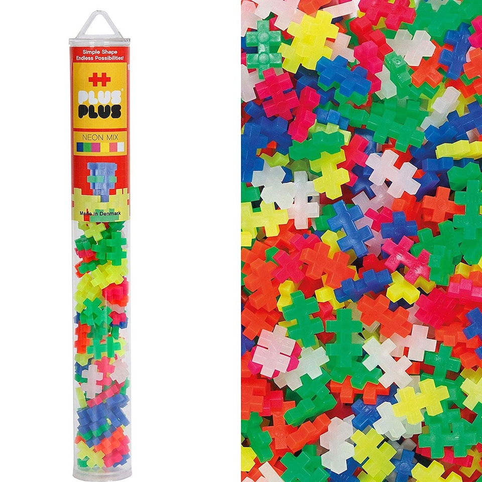 image 1 of Plus Plus Mini Neon Tube Mix (100 Pieces)