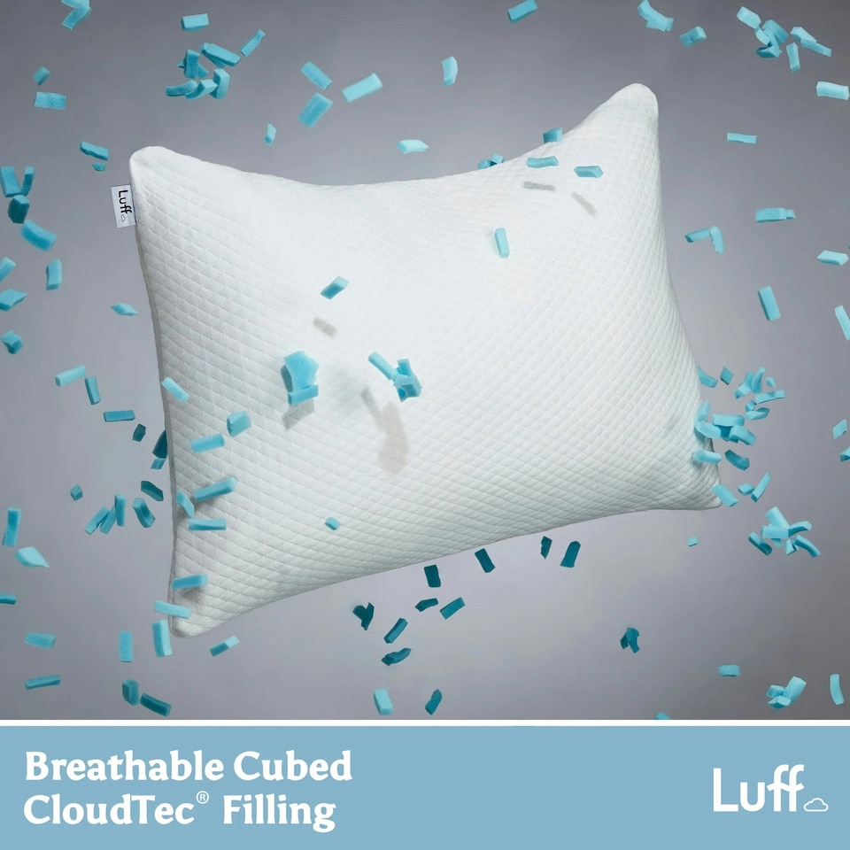 image 1 of Luff Luxury Bamboo Pillow White