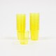 image 1 of Yellow Neon Reusable Plastic Shot Glasses - Pack of 24