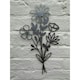 image 2 of Wildflower Round Welcome Small Garden Wall Art - L29.5 x H29.5 cm - Black