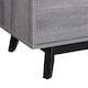 image 3 of Vaughn Accent Side Table with Flip Down Door in Grey Oak | Grey | Grey Oak
