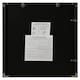 image 5 of The Artus - Black Aluminium Edged Wall Mirror 16" X 24" (40CM X 60CM) Black