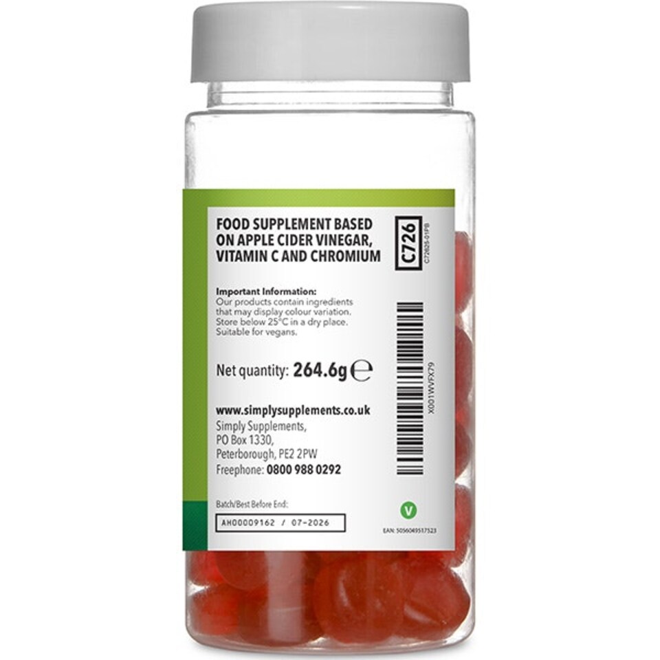 image 1 of Apple Cider Vinegar Gummies - 60 Gummies