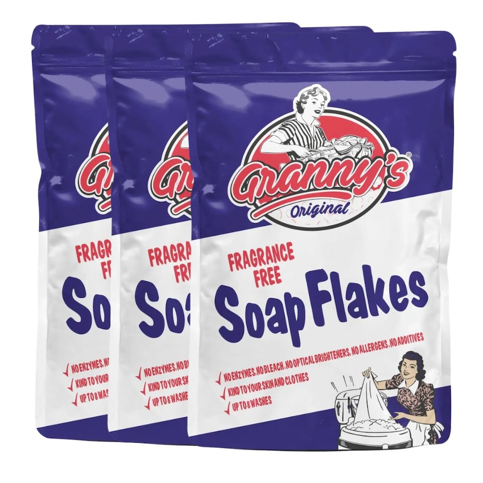 Granny's Original Soap Flakes Fragrance Free 425g Multipack 3