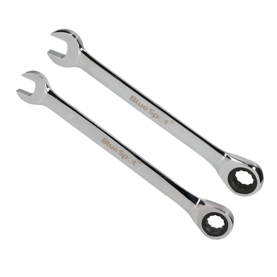 image 1 of 10mm +13mm Metric Ratchet Combination Spanner Wrench Reversible 72 Teeth