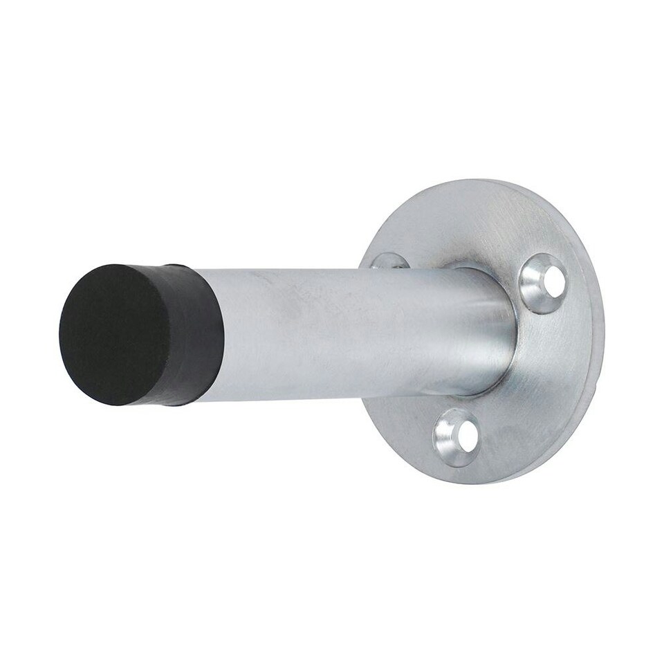 image 1 of Timco - Projection Door Stop - Satin Chrome (Size 70mm - 1 Each)