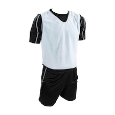 Precision Childrens/Kids Mesh Training Bib - White - 10-14 Years