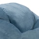 image 7 of Kids Kingston Velvet Bean Bag Chair Mineral Blue Childrens Bean Bags | Blue | Mineral Blue | 1
