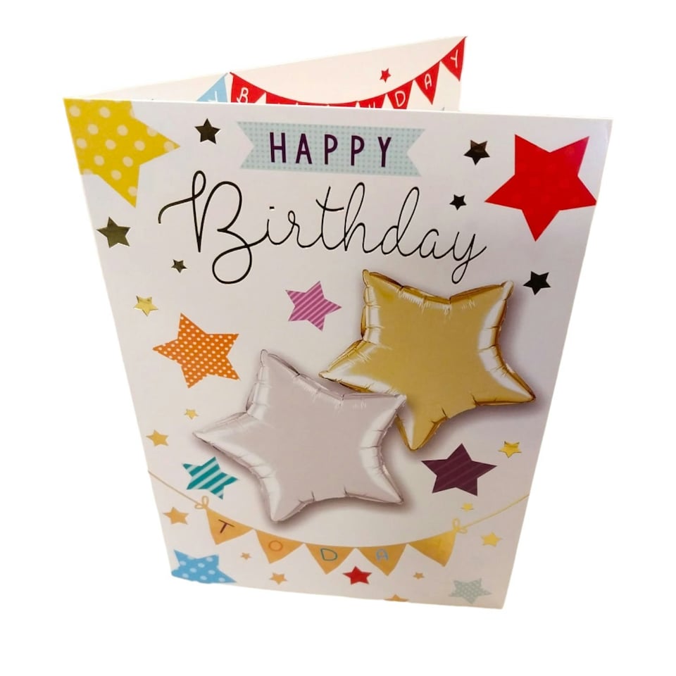 image 1 of Happy Birthday Balloon Boutique Greeting Card