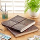 image 3 of Indra Chakra Embossed Leather Album with Semi-Precious Stones