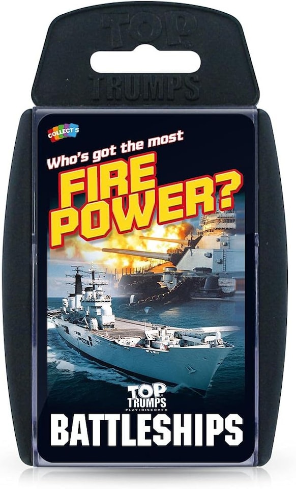 image 1 of Top Trumps Classics Battleships Card Game